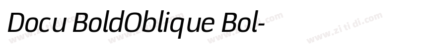 Docu BoldOblique Bol字体转换 Docu BoldOblique Bol字体转换